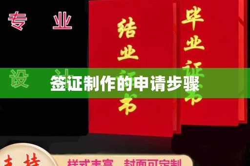 密云签证制作的申请步骤