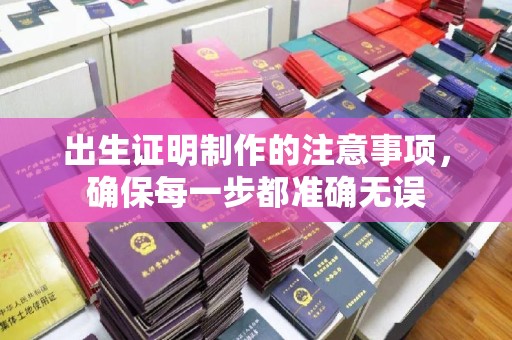 密云出生证明制作的注意事项，确保每一步都准确无误