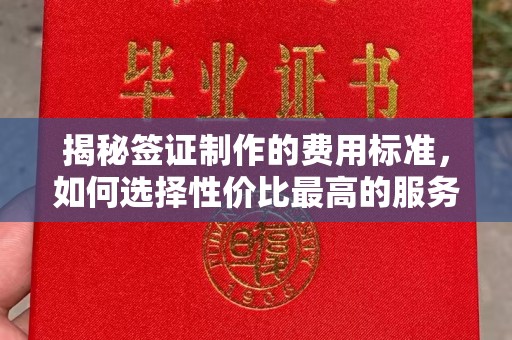 密云揭秘签证制作的费用标准，如何选择性价比最高的服务？