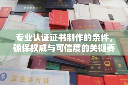 密云专业认证证书制作的条件，确保权威与可信度的关键要素